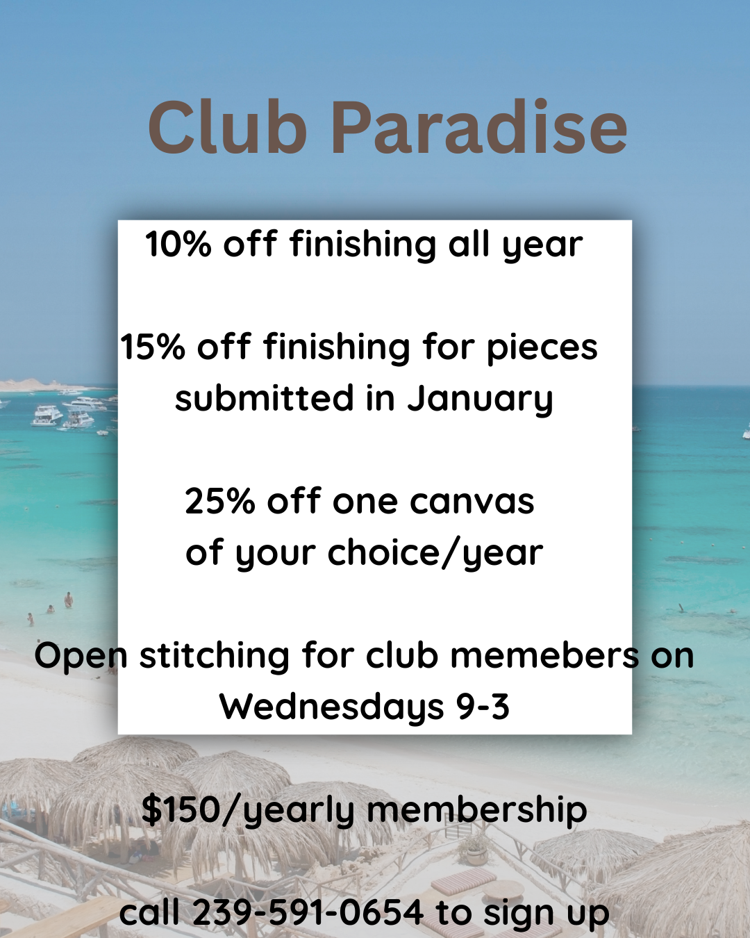 Club Paradise Membership